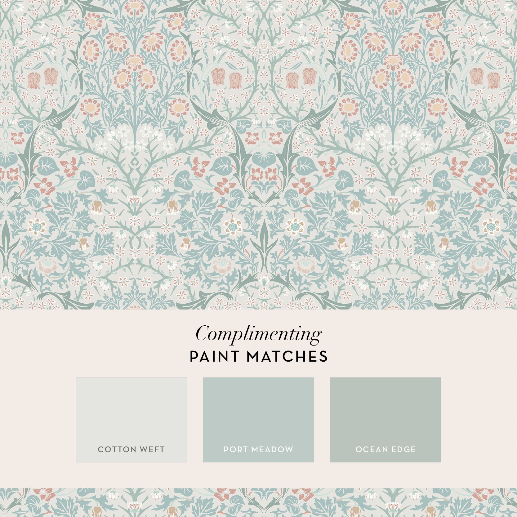 140504 Blackthorn Meadow William Morris at Home Wallpaper by Graham & Brown