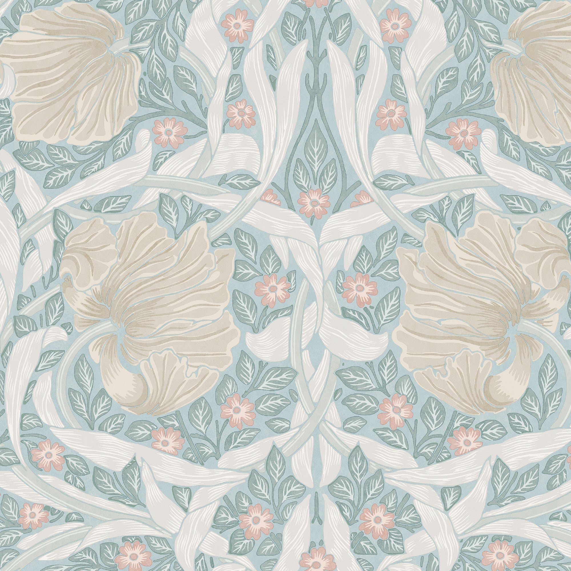 140507 Pimpernel Ocean William Morris at Home Wallpaper by Graham & Brown