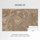 140646 Ethereal Marble Golden mural by Abigail Ahern
