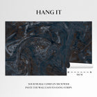 140673 Ethereal Marble Sapphire mural by Abigail Ahern