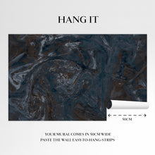 140673 Ethereal Marble Sapphire mural by Abigail Ahern