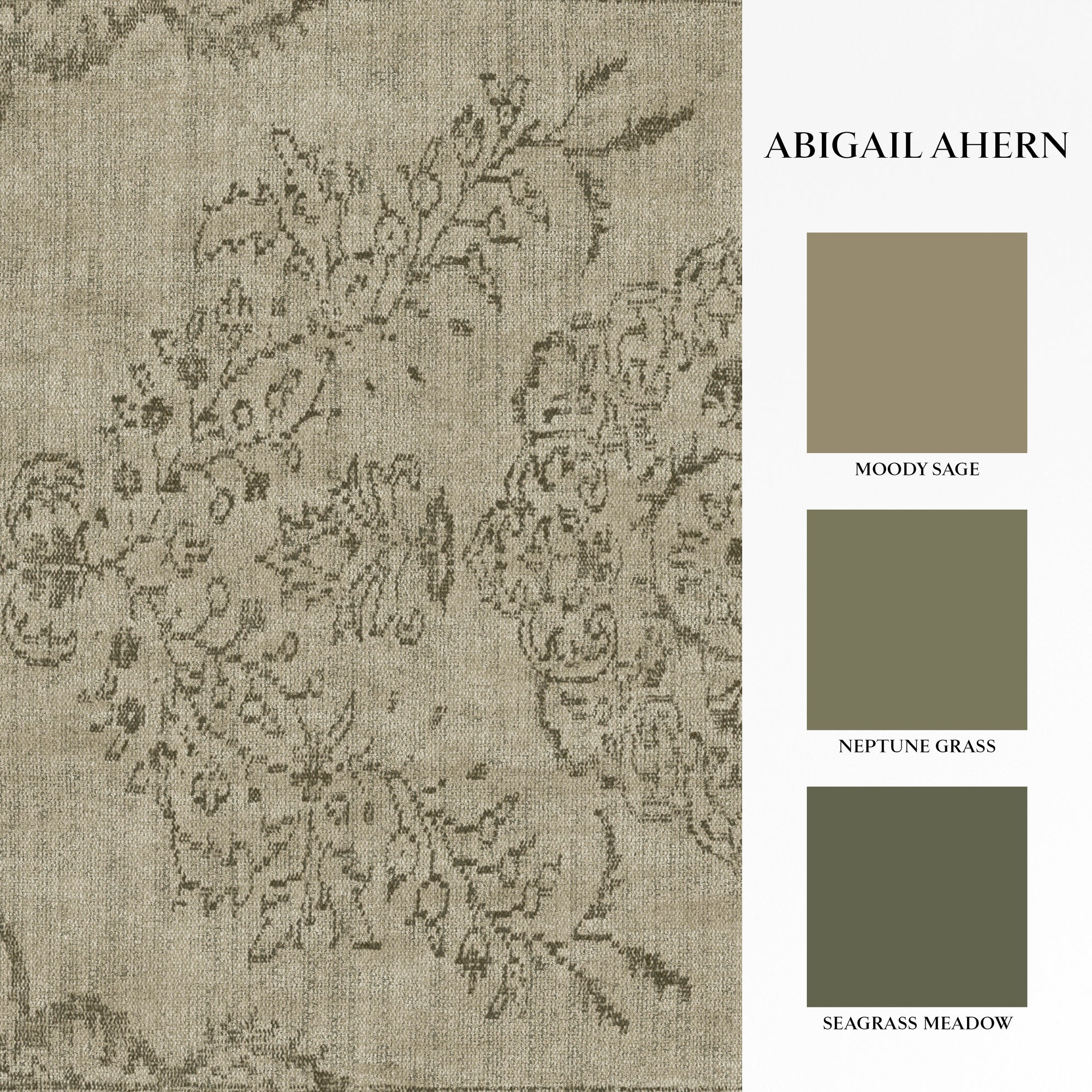140709 Tapestry Olive mural by Abigail Ahern