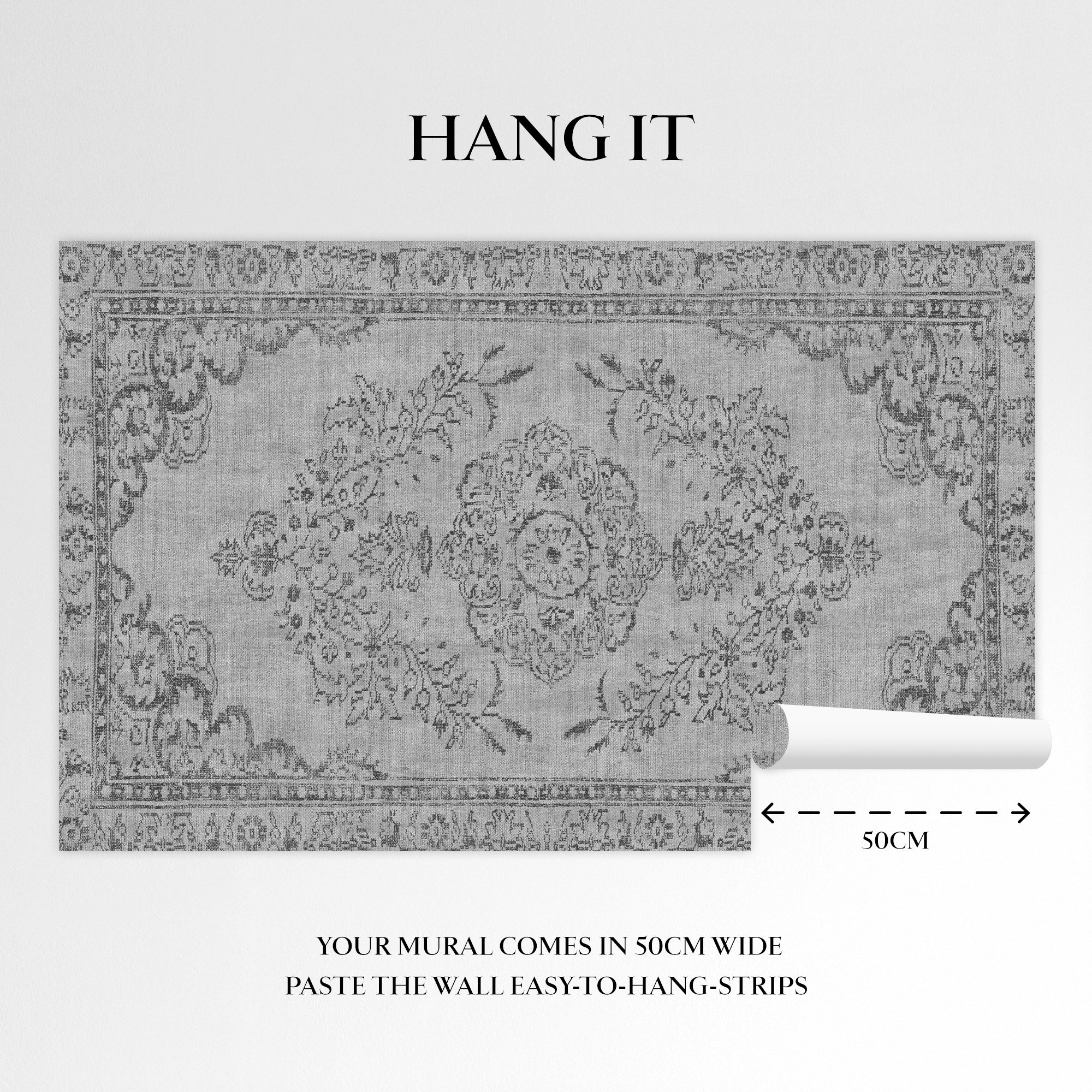 140718 Tapestry Shadow mural by Abigail Ahern