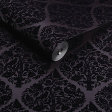 142018 Woodland Fable Plum Wallpaper by Graham & Brown