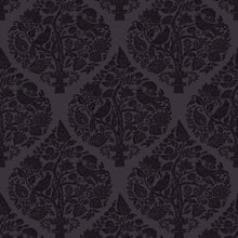 142018 Woodland Fable Plum Wallpaper by Graham & Brown