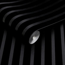 142021 Millicent Stripe Noir Wallpaper by Graham & Brown