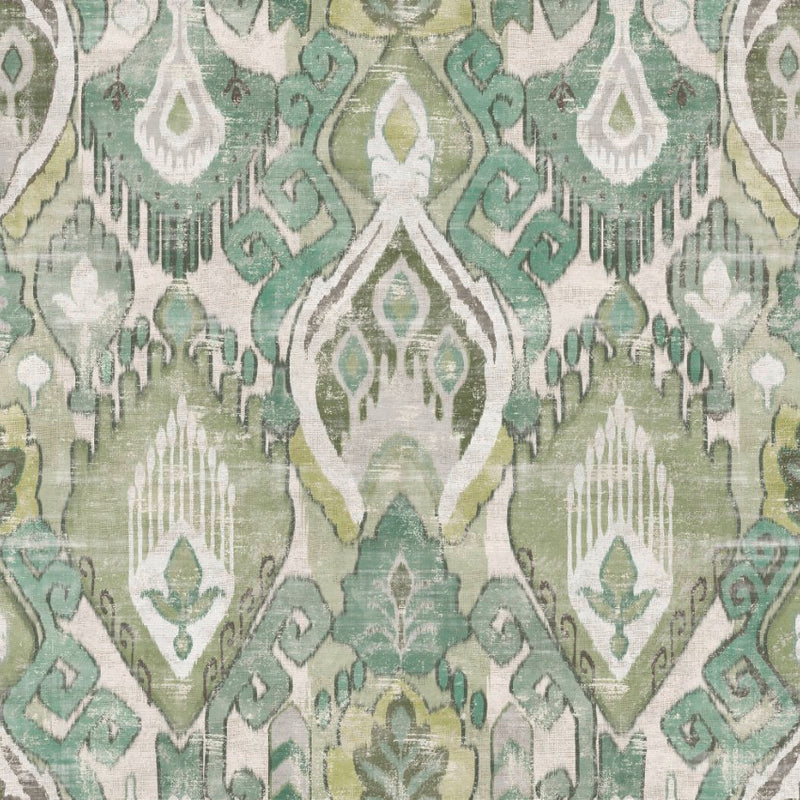 142304 Daraee Tapestry Green Wallpaper by Graham & Brown