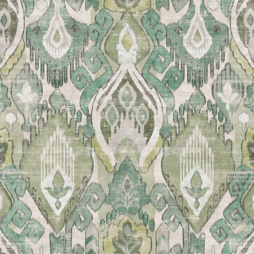 142304 Daraee Tapestry Green Wallpaper by Graham & Brown