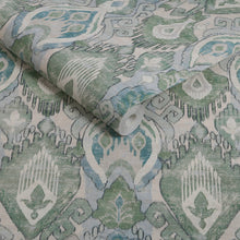 142306 Daraee Tapestry Blue & Green Wallpaper by Graham & Brown