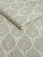 142307 Flame Leaf Neutral Wallpaper by Graham & Brown