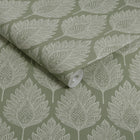 142308 Flame Leaf Sage Wallpaper by Graham & Brown