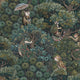 Treetop Troop Emerald Wallpaper by Graham & Brown