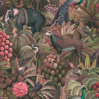 142314 Jungle Jamboree Damson Wallpaper by Graham & Brown