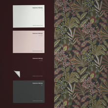 142318 Vendura Weave Black & Damson Wallpaper by Graham & Brown
