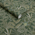 142320 Vendura Weave Emerald Wallpaper by Graham & Brown