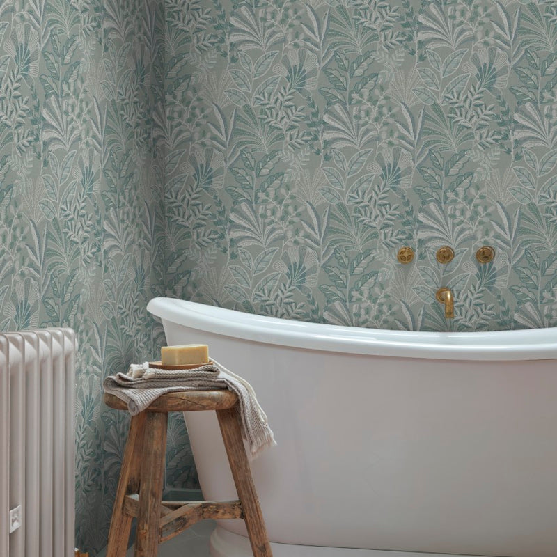 142322 Vendura Weave Sky Wallpaper by Graham & Brown