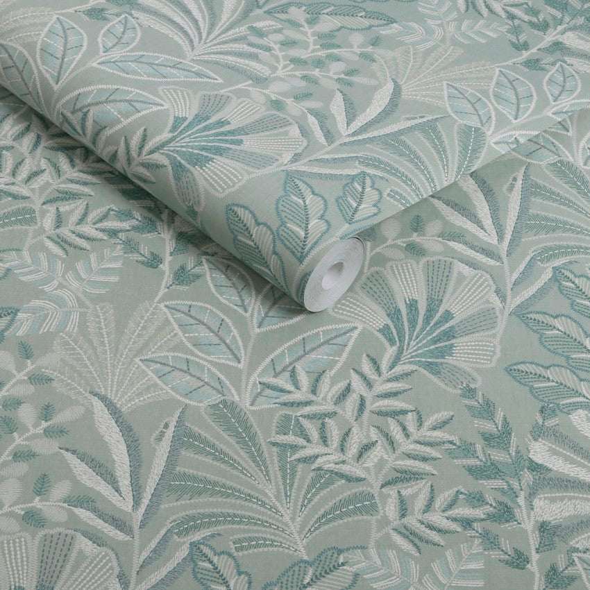 142322 Vendura Weave Sky Wallpaper by Graham & Brown