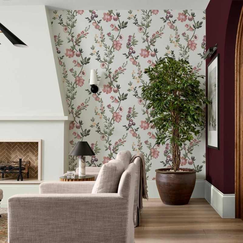 142339 Allurium Soft Pink Wallpaper by Graham & Brown