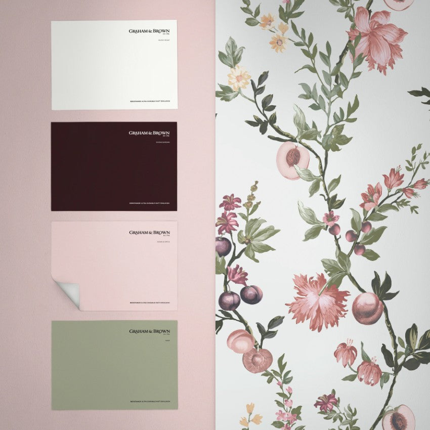 142339 Allurium Soft Pink Wallpaper by Graham & Brown