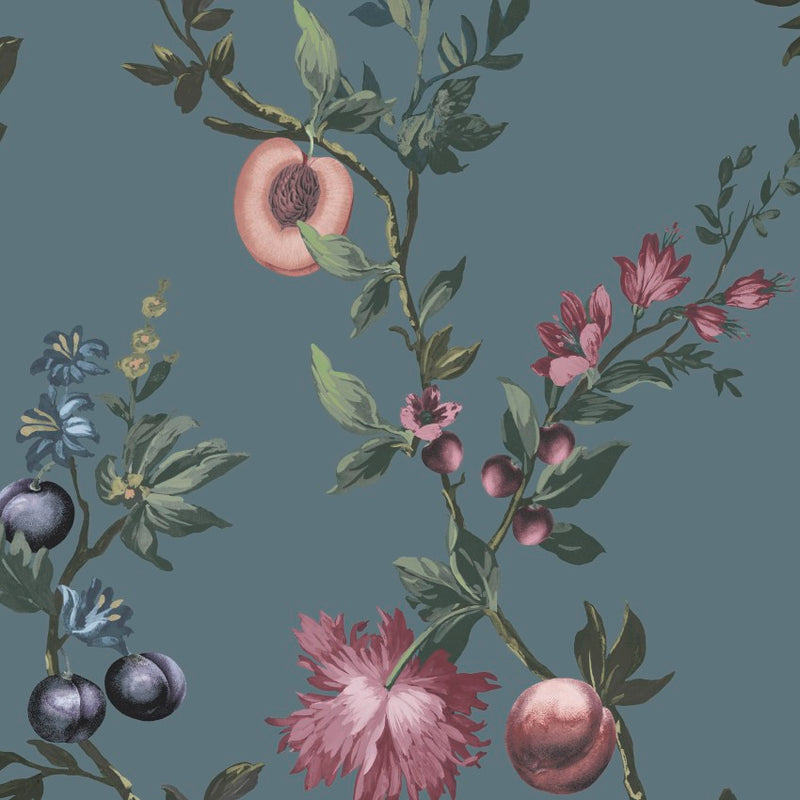 142340 Allurium Denim Wallpaper by Graham & Brown