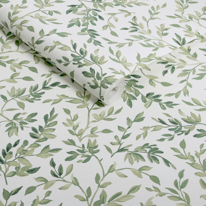 142345 Archivist’s Leaf Day Wallpaper by Graham & Brown