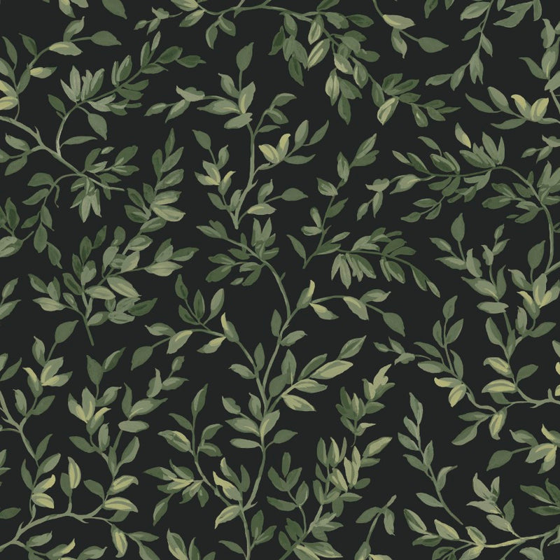 142347 Archivist’s Leaf Night Wallpaper by Graham & Brown