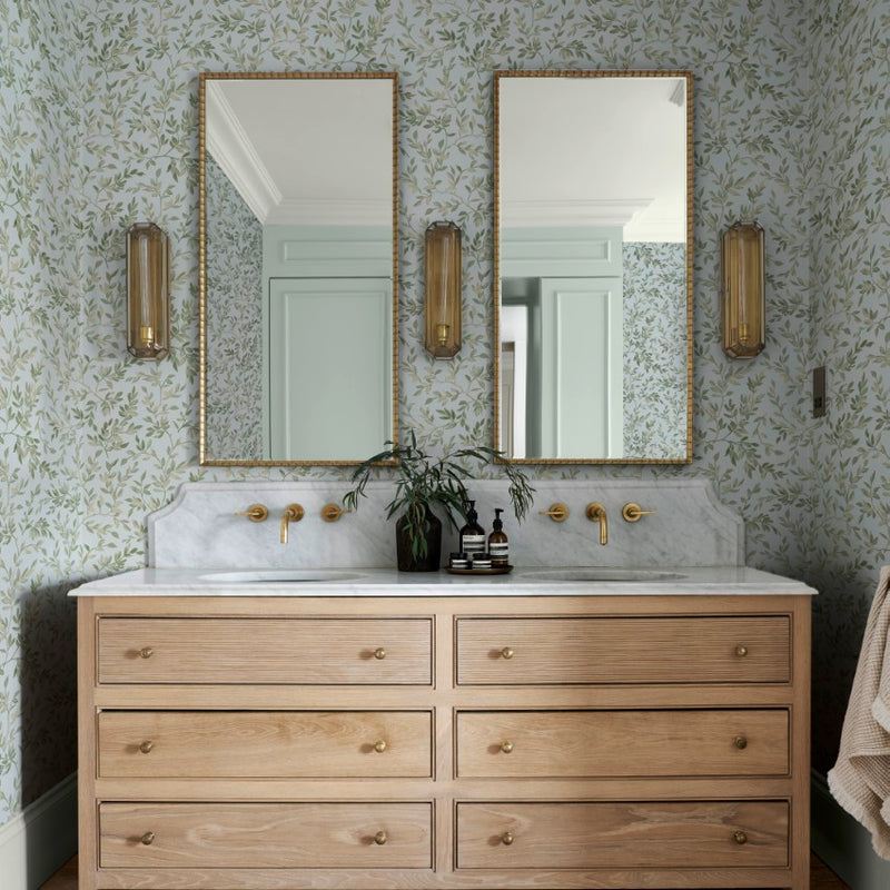 142350 Archivist’s Leaf Sky Wallpaper by Graham & Brown