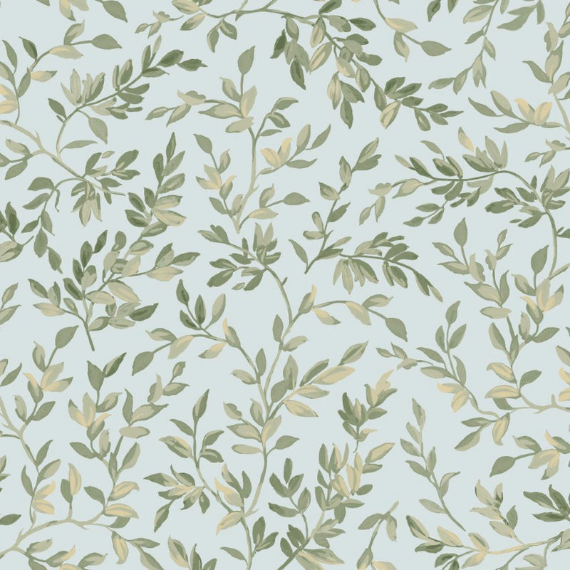 142350 Archivist’s Leaf Sky Wallpaper by Graham & Brown