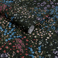 142351 Painterly Flora Black Wallpaper by Graham & Brown