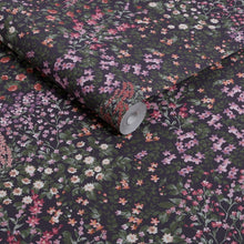 142356 Painterly Flora Purple Wallpaper by Graham & Brown