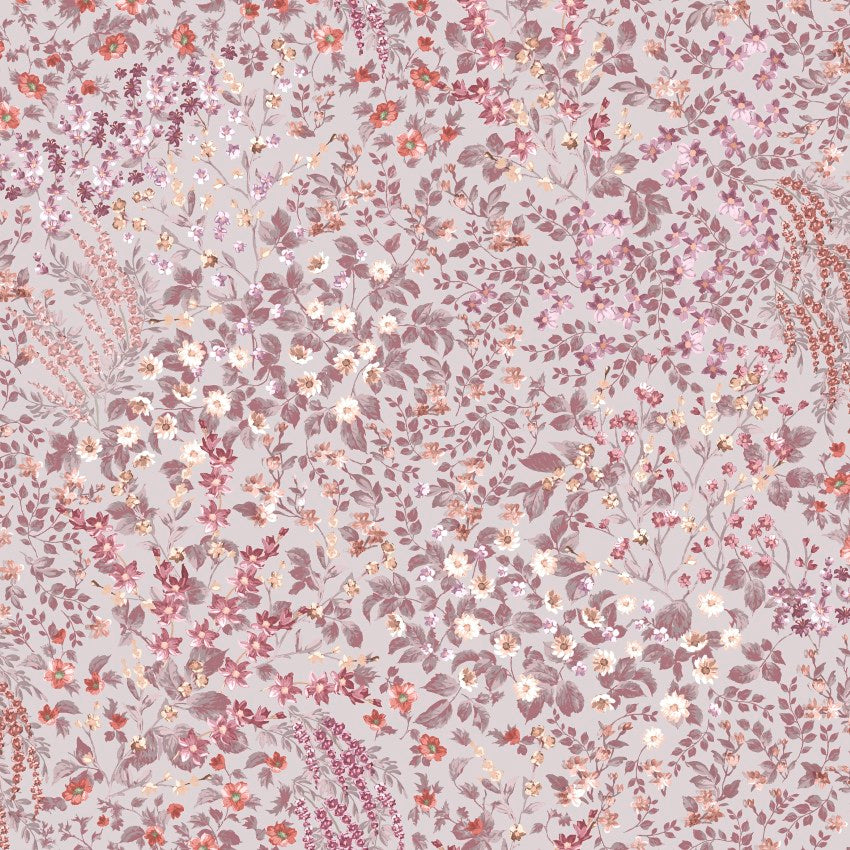 Painterly Flora Pink Wallpaper by Graham & Brown