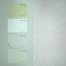 142360 Moire Duck Egg Wallpaper by Graham & Brown
