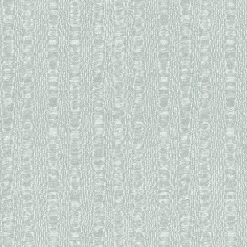 142360 Moire Duck Egg Wallpaper by Graham & Brown
