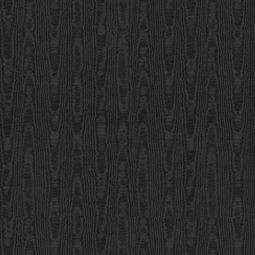 142361 Moire Charcoal Wallpaper by Graham & Brown