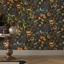 142535 Gardinia Charcoal Wallpaper by Superfresco Easy