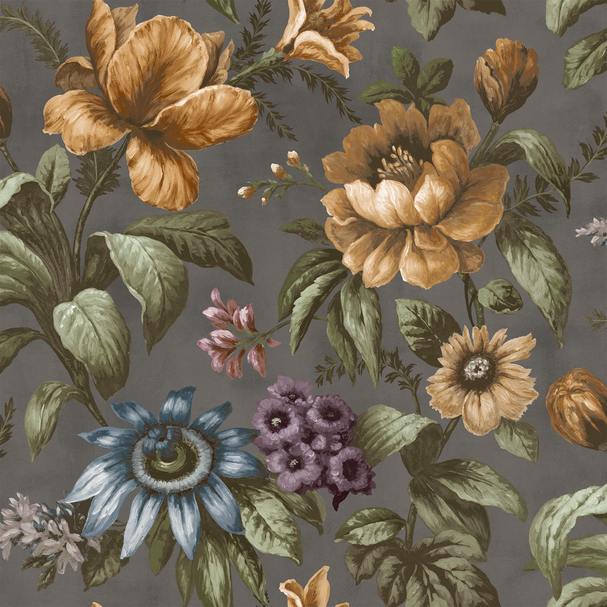 142535 Gardinia Charcoal Wallpaper by Superfresco Easy