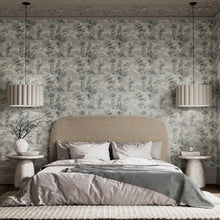 143030 Shibui Forest Shadow Dark Grey Threadscape Wallpaper by Boutique