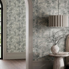 143030 Shibui Forest Shadow Dark Grey Threadscape Wallpaper by Boutique
