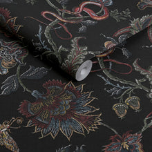 143235 Eternal Weave Black Wallpaper by Graham & Brown