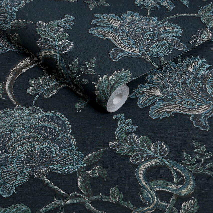 143236 Eternal Weave Twilight Wallpaper by Graham & Brown