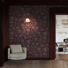 143237 Eternal Weave Damson Wallpaper by Graham & Brown