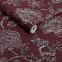 143237 Eternal Weave Damson Wallpaper by Graham & Brown