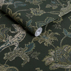 143238 Eternal Weave Emerald Wallpaper by Graham & Brown