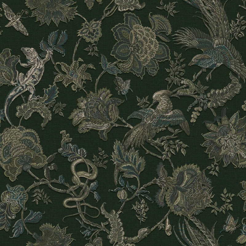 143238 Eternal Weave Emerald Wallpaper by Graham & Brown