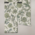 143239 Eternal Weave Sage Wallpaper by Graham & Brown