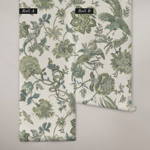 143239 Eternal Weave Sage Wallpaper by Graham & Brown