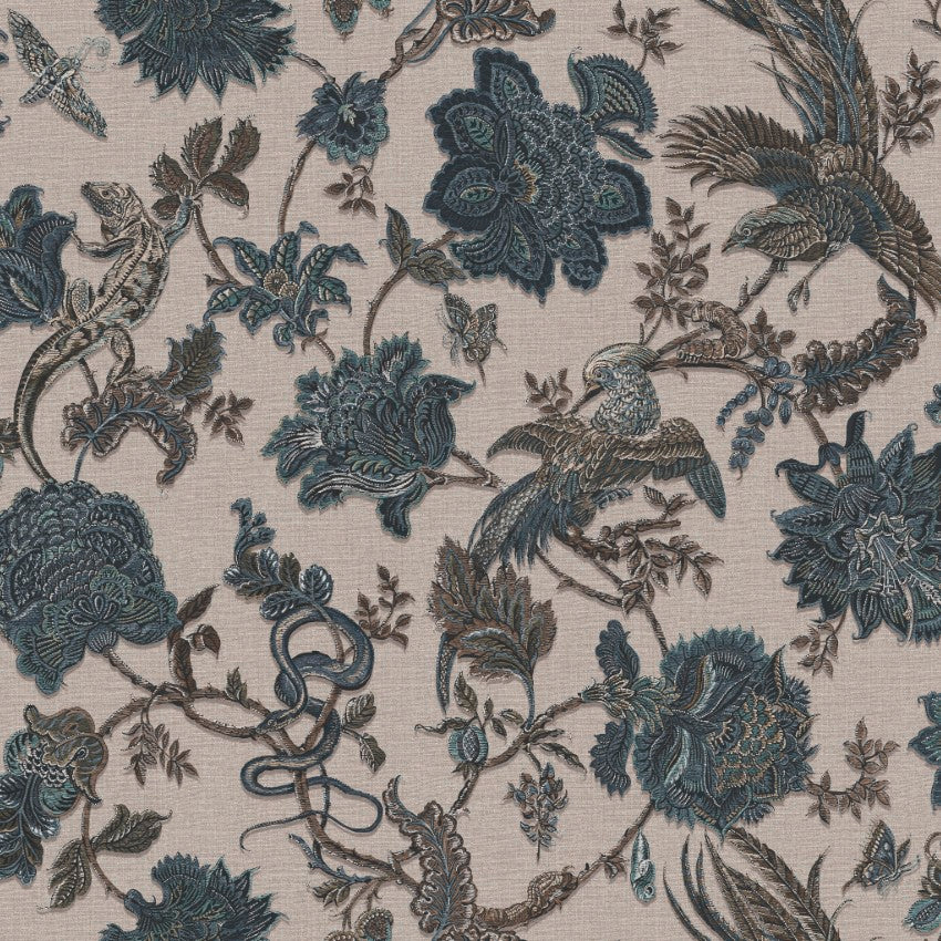 143240 Eternal Weave Denim Wallpaper by Graham & Brown
