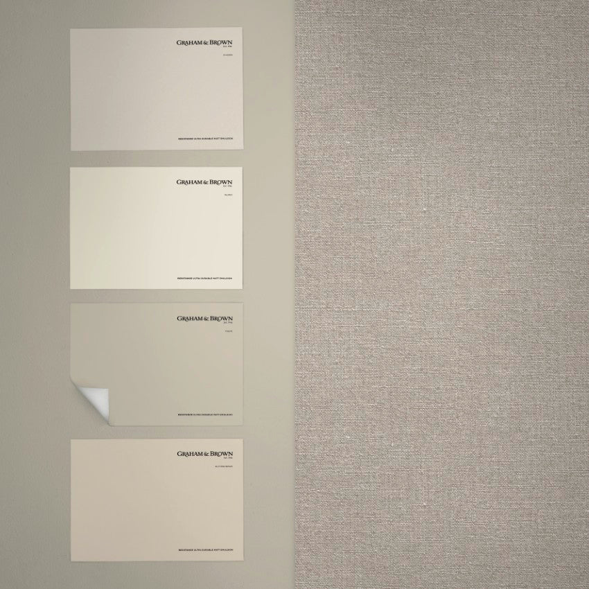 143256 Haptic Praline Wallpaper by Graham & Brown