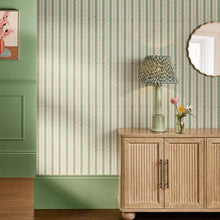 Painterly Stripe Green Wallpaper by Next