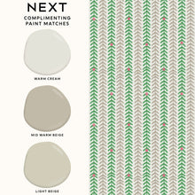 143283 Painterly Stripe Green Wallpaper by Next